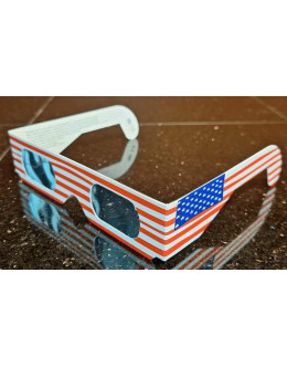 50-pack US Flag Eclipse Glasses
